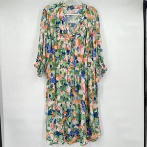 Women's Democracy New with Tags Watercolor Floral Spring 2 Dress XL Extra Large